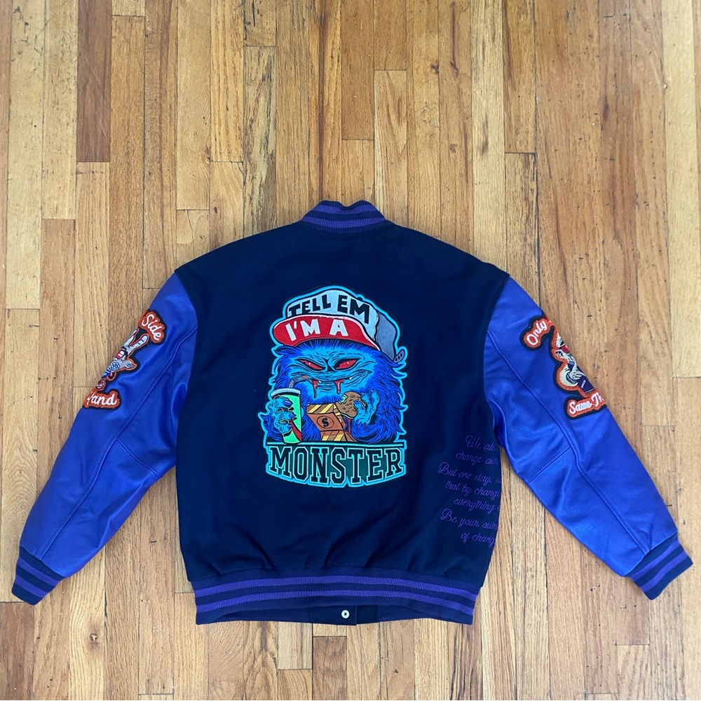 Genuine leather Michael Beasley NBA Collectable Letterman jacket brand new